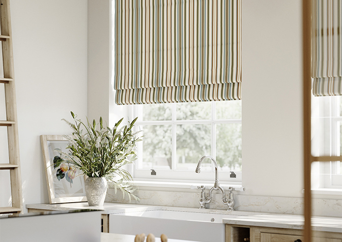 The British Stripe Co. Elizabeth, Derwent No.1 - Roman Blind - Image 5